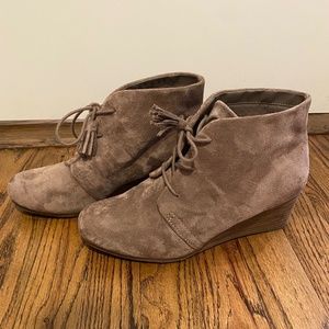 Women's Faux Suede Platform Bootie